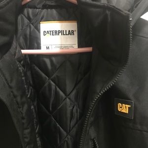 Mens Caterpillar Winter Coat with Hood